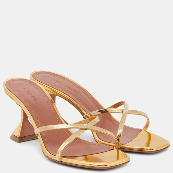 Amina Muaddi
Henson 70 metallic leather mules - Picture 7 of 10